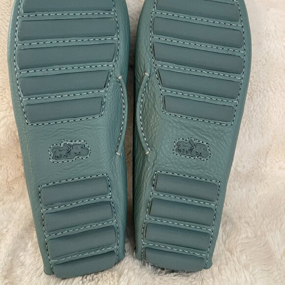 Coach Crosby Driver Turnlock Women's Mint Green Leather Loafers Size: 8.5B - Picture 9 of 10